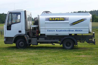 Raps&ouml;l-Tankfahrzeug